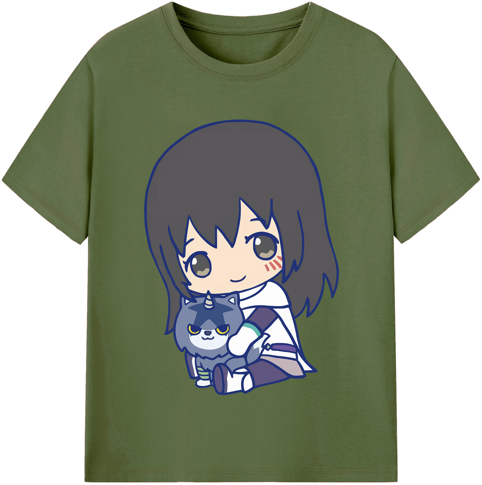 （画像用） 転スラ Regarding Reincarnated to Slime 綿100％半袖Tシャツ（フロントプリント）